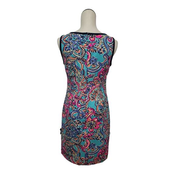 Lilly Pulitzer Sleeveless Francesca Mini Dress in Blue Pink Combo Womens‎ Medium - Picture 4 of 13
